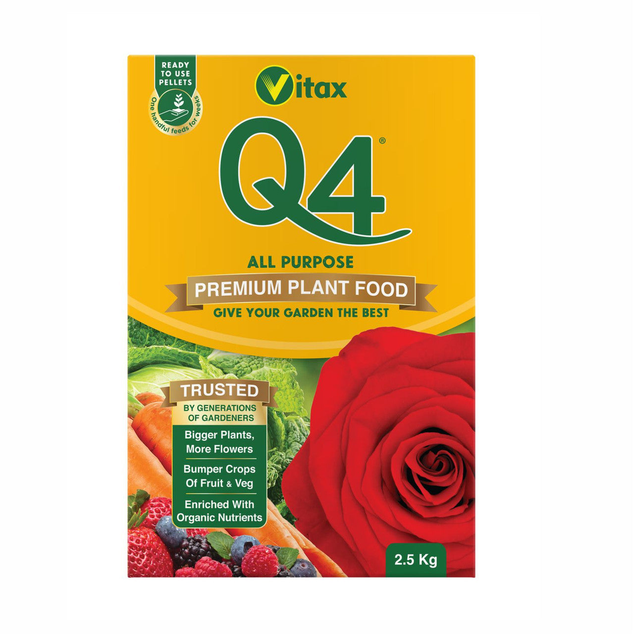 Vitax Q4 Fertiliser 2.5Kg