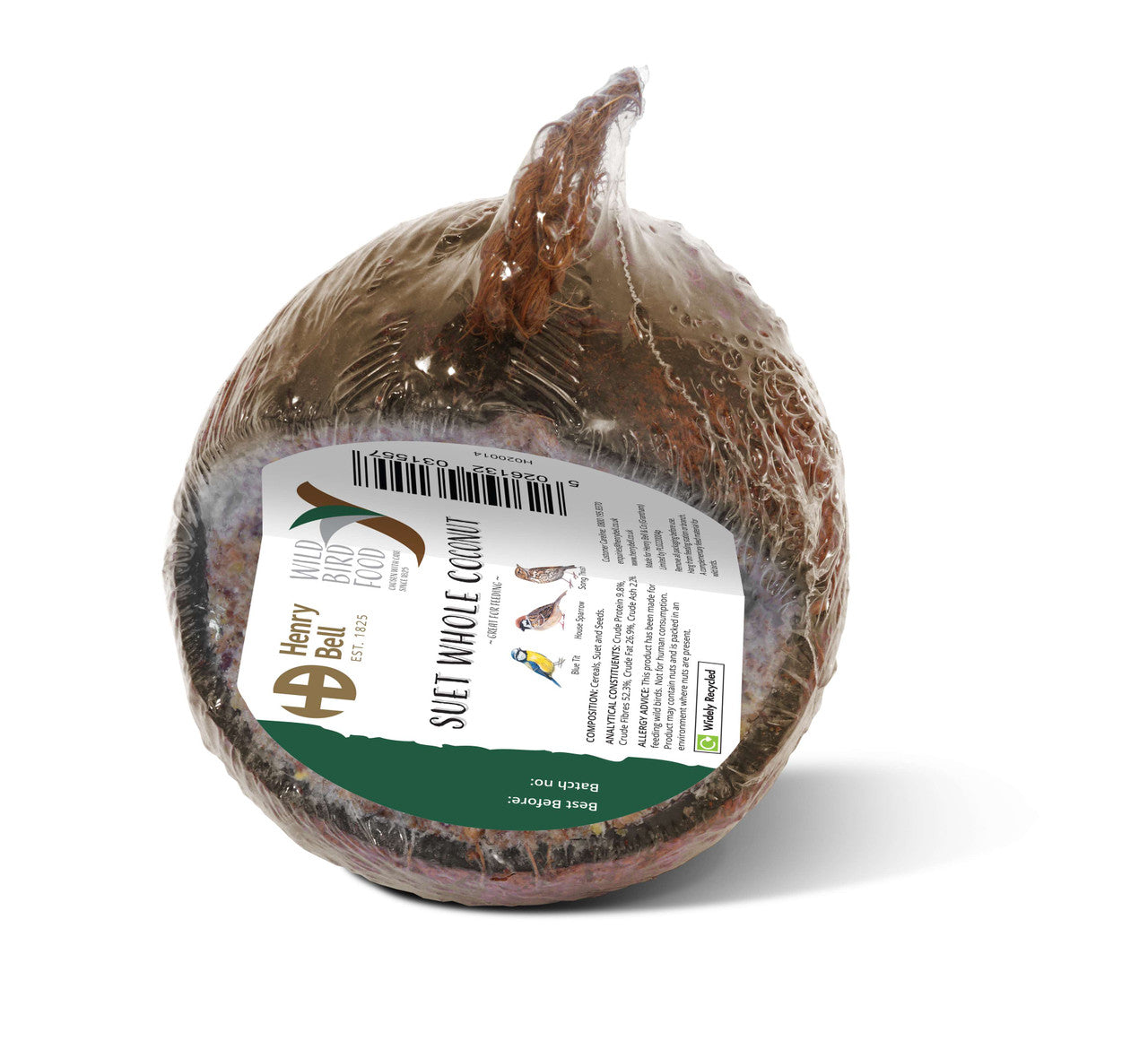 Henry Bell Ready To Feed Whole Coconut