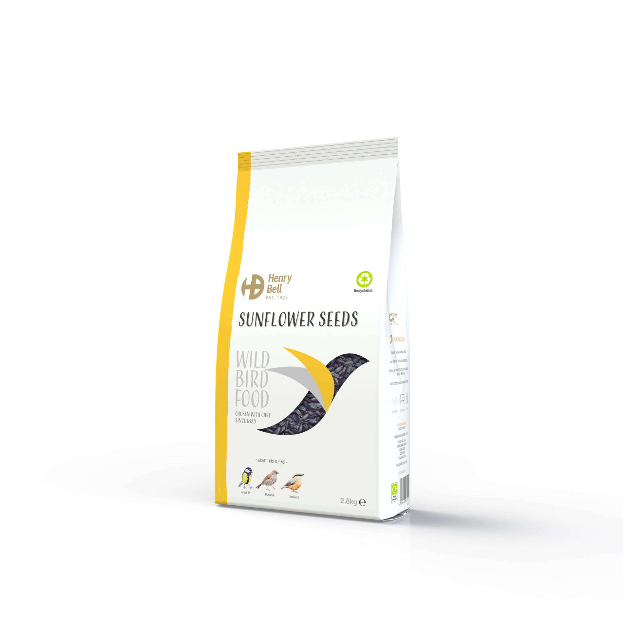 Henry Bell Black Sunflower Seeds 2.8Kg