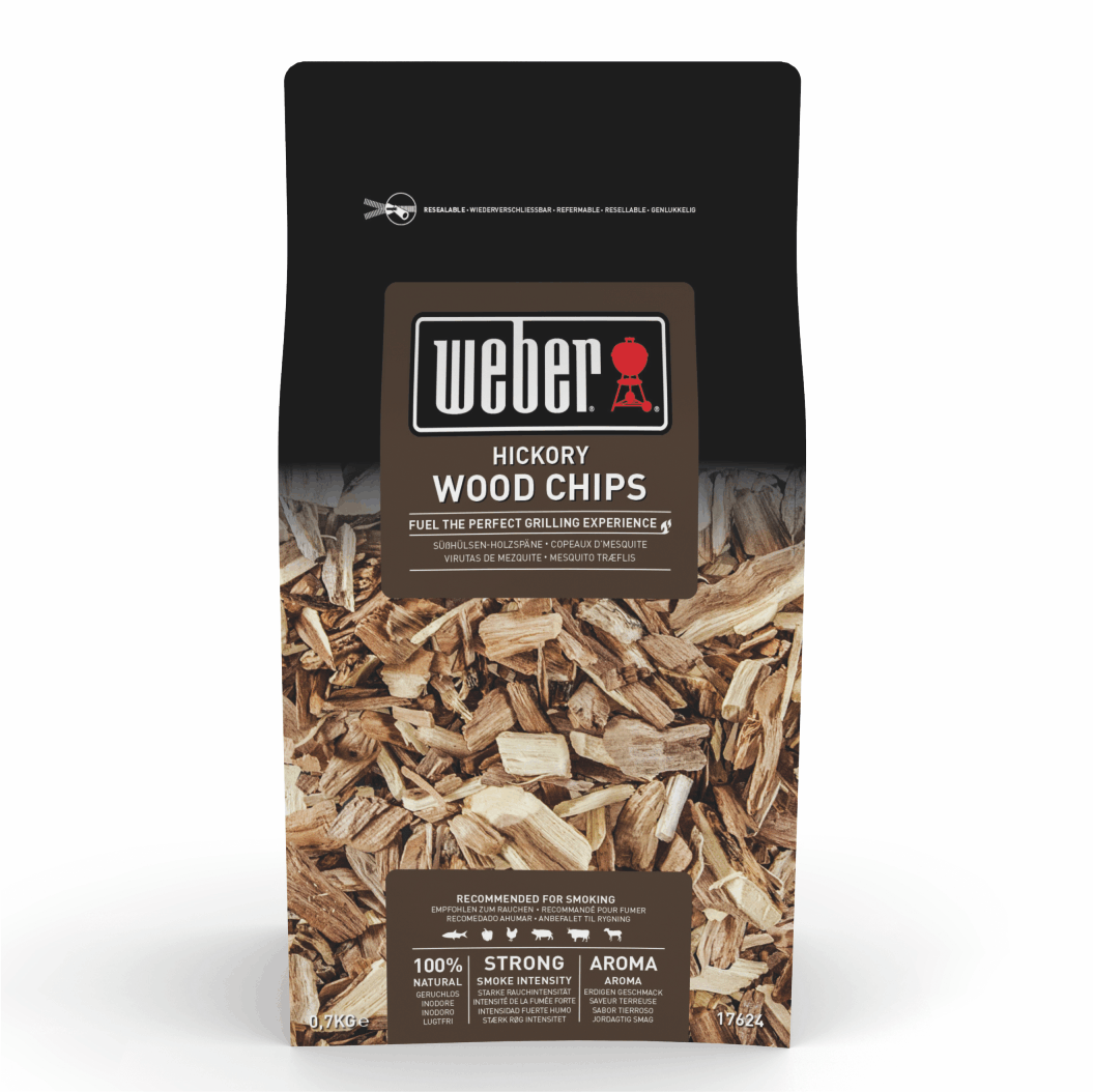 Weber Hickory Wood Chips - 0.7Kg